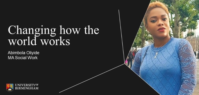 Changing how the world works - From Fashionista to Future of Social Work